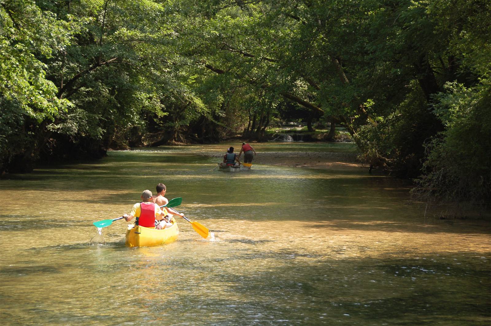 Canoe sur La Leyre